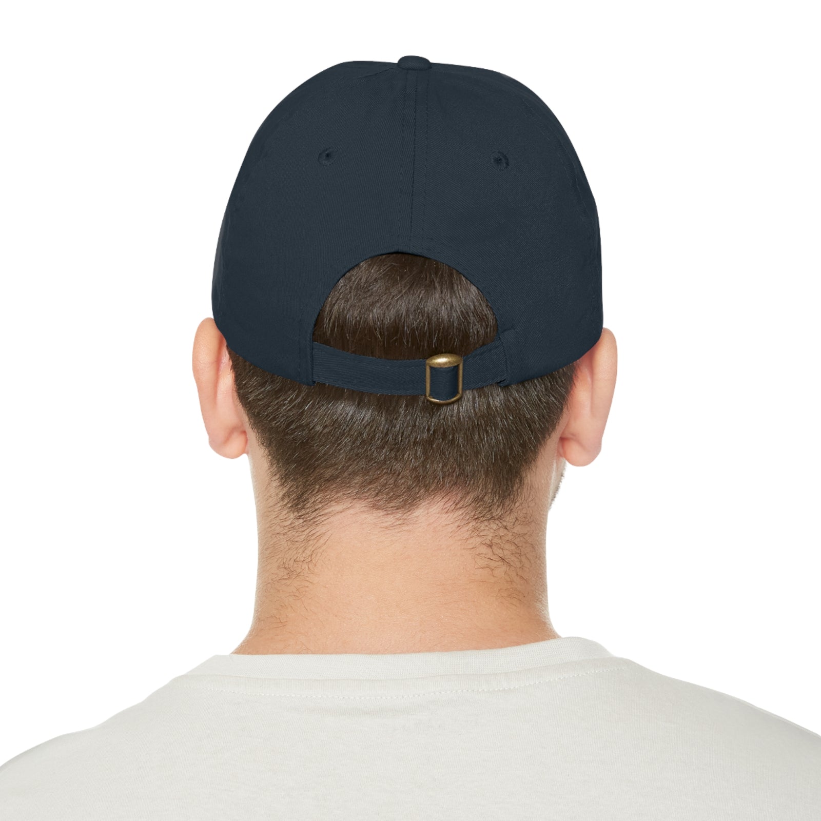 Rise Logo Leather Patch Dad Hat | Embroidered Patch Baseball Cap
