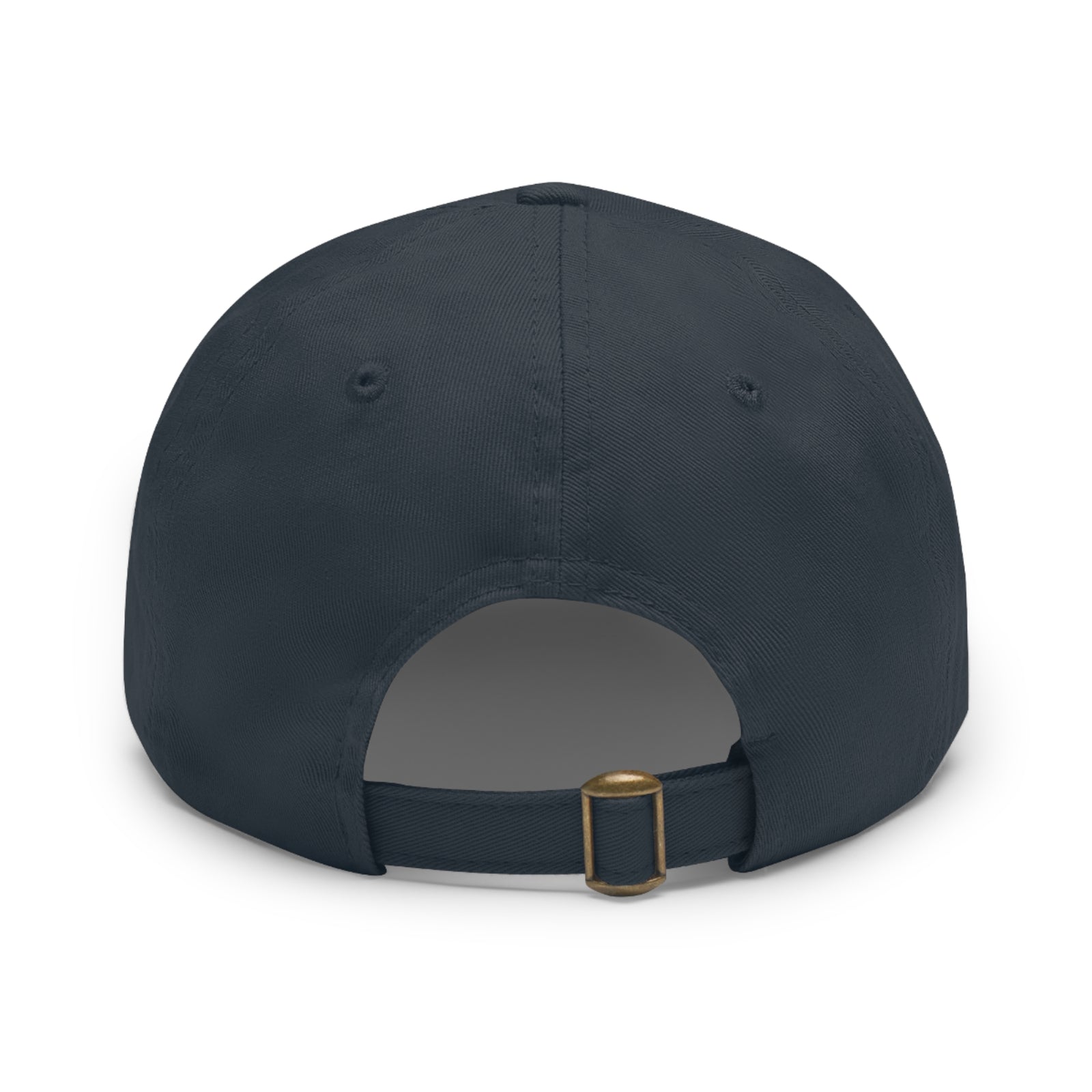 Rise Logo Leather Patch Dad Hat | Embroidered Patch Baseball Cap